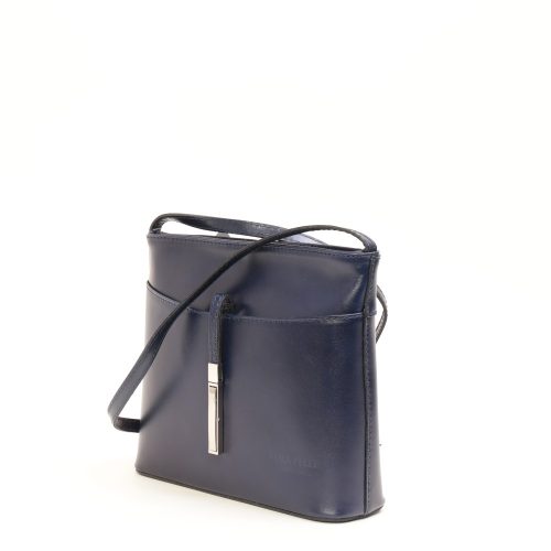 Táska Olasz bőr 5085 Bis Kék kisebb