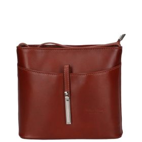 Táska Olasz bőr 5085 Bis Világos Barna kisebb